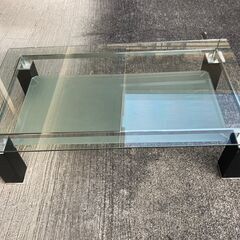 再値下げ！ ☆Tempered Glass製　強化ガラステーブル...