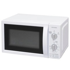 【お譲り先決定】アイリスオーヤマ　電子レンジ　700w 2018年製の画像