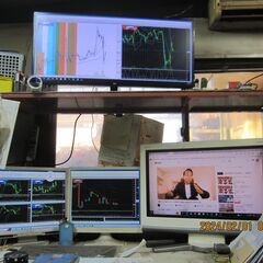 【為替】FX 用　２画面パソコン　何画面でも可能です。セッティングいたします。の画像
