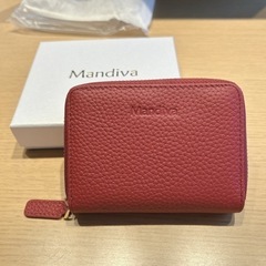 ミニ財布 ワインレッド