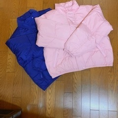 しまむら　中綿コート　M〜L相当　ピンクもありますの画像