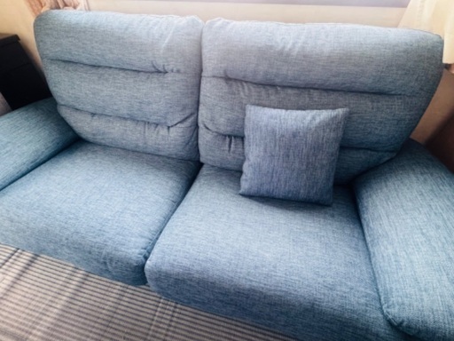 ニトリ 3人がけソファ＋オットマン