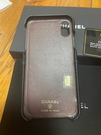 CHANEL 正規品　iPhone X XS ケース　美品