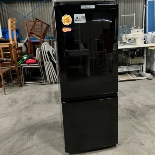 三菱　MISUBUSHI 2ドア冷蔵冷凍庫2020年式