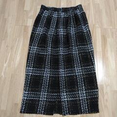 ①未使用　しまむら商品　Mサイズ　スカート　秋冬物の画像