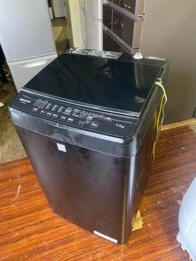 北九州市内配送無料　保証付き　　ハイセンス 5．5kg全自動洗濯機 keyword マットブラック HW-G55E5KK