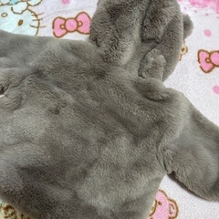 美品♡プティマイン　くまさんボアパーカー　男女兼用の画像
