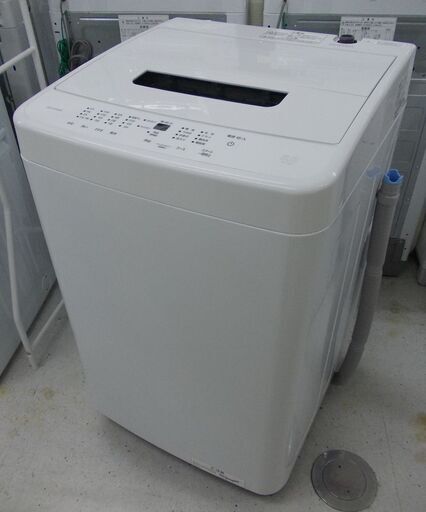 アイリスオーヤマ 全自動洗濯機 ステンレス槽 5.0kg 2023年製 IAW-T504
