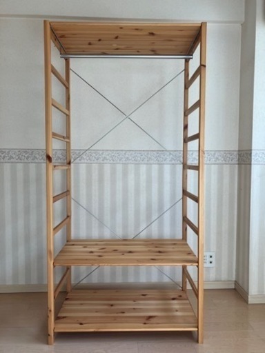 無印良品　ユニットシェルフ　パイン材