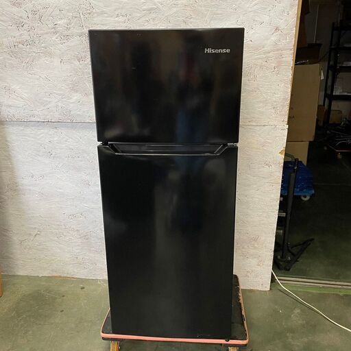 【Hisense】 ハイセンス ノンフロン2ドア冷凍冷蔵庫 容量120L 冷凍室29L 冷蔵庫91L HR-B12J1B 2022年製
