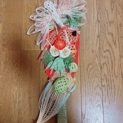 羽子板　鶴亀　鯛