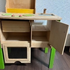 おままごと　キッチン　木製の画像