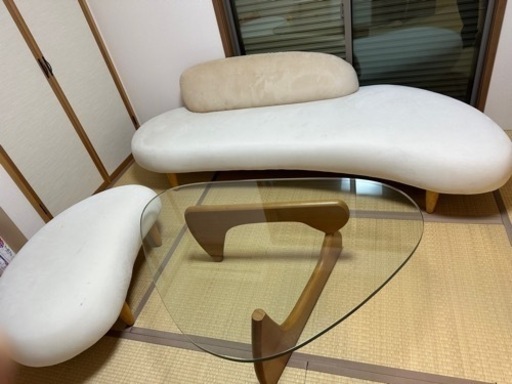 【値下げました】　イサムノグチ フリーフォームソファ 3人掛け　定価15万