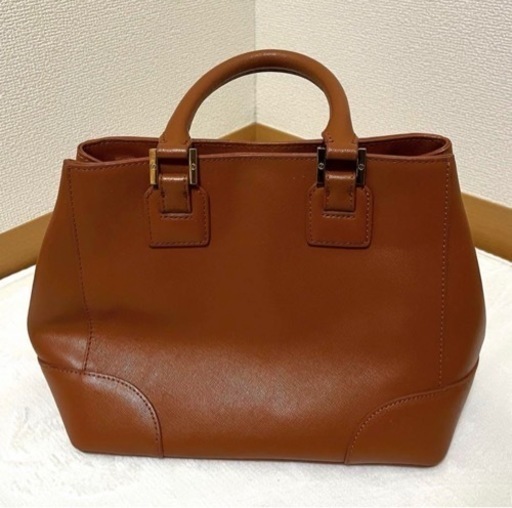 Tory Burch bag │ トリーバーチ キャメル ショルダー付バッグ