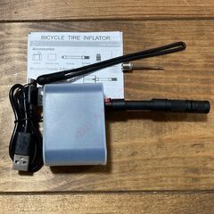 【新品】 緊急用に！ 電動 携帯用 miniポンプ 空気入れ ロードバイクの画像