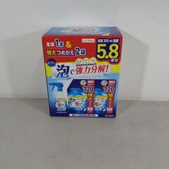 【新品・未使用・未開封・箱傷み】アタック 泡スプレー 本体 30...