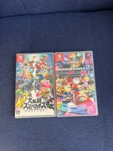 中古　　マリオカート8 デラックスと大乱闘スマッシュブラザーズSP