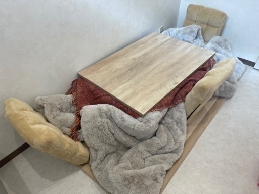 2/14で処分予定！ニトリコタツ&折りたたみチェア(3個)セット‼︎総額5万円相当！