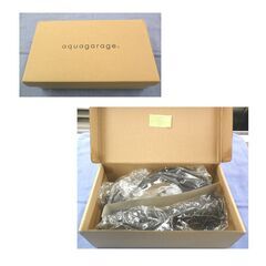 未使用品！ aquagarage ポインテッドトゥパンプス サイズ36 スムースブラック ヒール高さ6㎝ 西岡店の画像