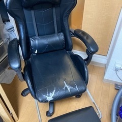 【今日中あげます】ゲーミングチェア ※引き取り限定の画像