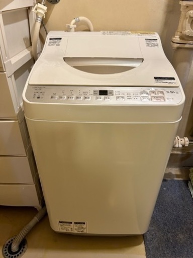 シャープ　洗濯機　5.5kg     2017年
