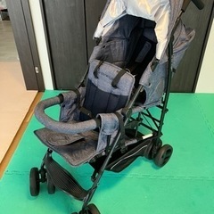 【美品】キンダーワゴン、DUOシティHOPII グレーデニム 、...