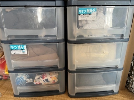 押入れ　クリア　衣装収納ケース