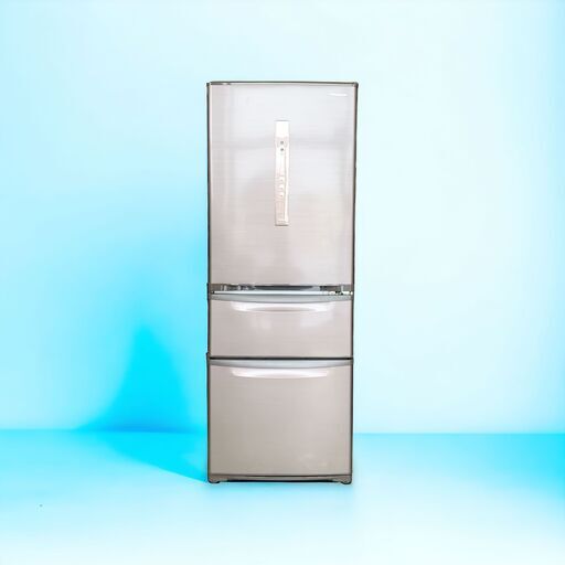24Y068 ジD 【値下げ】Panasonic パナソニック 冷凍冷蔵庫 NR-C32HM-T 右開き 315L ECONAVI 2018年製 中古品