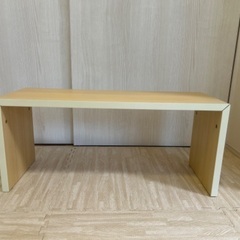 【お譲り先決まりました】ベルメゾン　シンプルラックホワイト