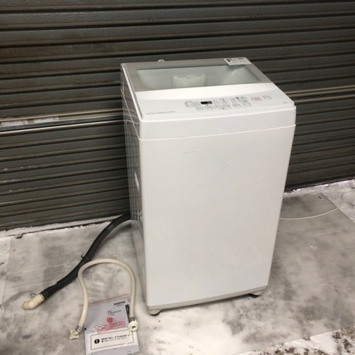 旭川市直接取引限定 美品 ニトリ 全自動洗濯機 NTR60 6㎏ 2019年製 通電動作確認済 簡易清掃済  取扱説明書付