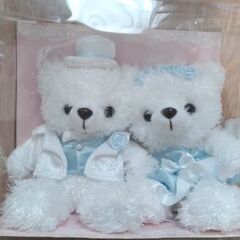 結婚式　ペアくまぬいぐるみ