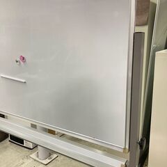 中古　美品　ホワイトボード　ホーロー　片面　無地　脚付　自立式　キャスター付　1200×900　愛知　一宮市　江南市　稲沢市　名古屋　岐阜　各務ヶ原　岐南町　羽島　三重　グッドプライス一宮の画像