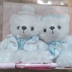 結婚式　ペアくまぬいぐるみの画像