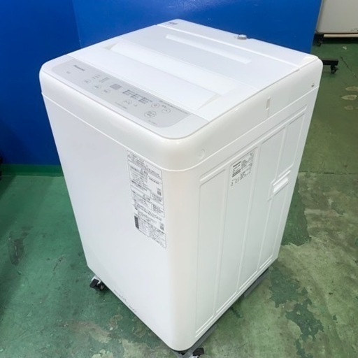 ⭐️Panasonic⭐️全自動洗濯機　2022年5kg美品　大阪市近郊配送無料