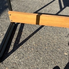 DIY 手作りテーブル　アイアン&ウッド　テーブル　使い道色々◡̈の画像