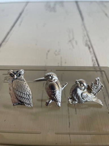 公益財団法人日本野鳥の会　シルバーブローチ3点セット