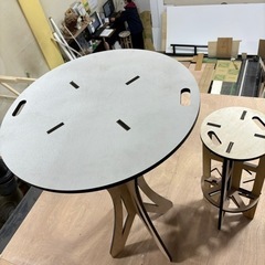 手作りテーブル、椅子セット！