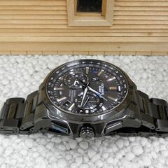 カシオ オシアナス OCW-G1000 GPS ハイブリット 電波 ソーラー チタン ブラック フルメタル CASIO OCEANUS メンズ 腕時計  札幌市 豊平区 西岡の画像