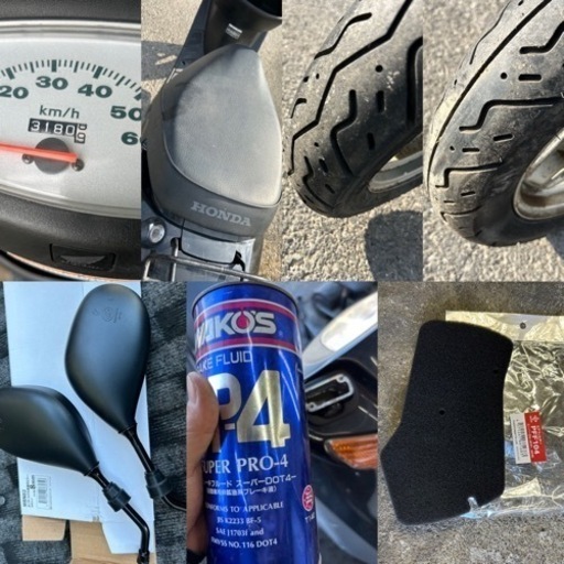 AF35ディオ快速2スト！試運転60km/h確認済み☆バッテリー・プラグ・エアクリ・ミラーなど新品交換で快調ですよ^_^50cc原付スクーター☆