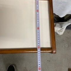 木製　キッチンワゴン　キャスター付きの画像