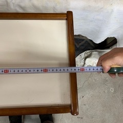 木製　キッチンワゴン　キャスター付きの画像