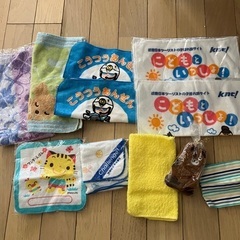 ミニタオル　10枚　ティッシュカバー