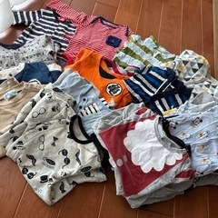 ベビー服　男の子長袖ロンパース　70.80まとめ売り