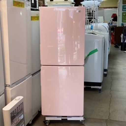 ✨🔔期間限定・特別価格🔔✨ハイアール かわいいピンクの冷蔵庫 2ドア 148L 2021年製 JR-NF148B 中古家電