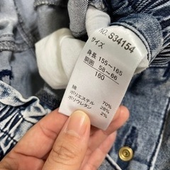 レディース ジーンズ 160cm  ウエストはゴムです。の画像