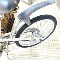 【特別価格】BRIDESTONE 折りたたみ自転車 Grantech 20インチ シルバーの画像