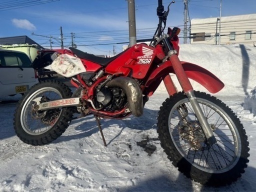 売約済み　ホンダ　CRM250  チャンバー、スペア部品付き　実働