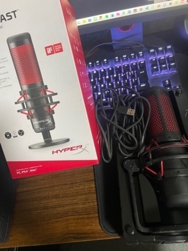 AirPodspro(A2190)、HAPER X QUADCAST usbマイク