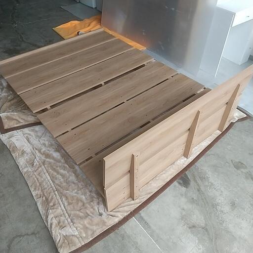 ダブルベット/【外形寸法】(約)縦206cm×横141cm×高さ62cm/規4