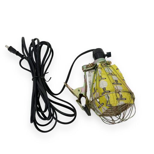 24Y071 ジ1 【美品】 作業灯 クリップライト 耐熱用200W 作業用照明 コード長さ5m